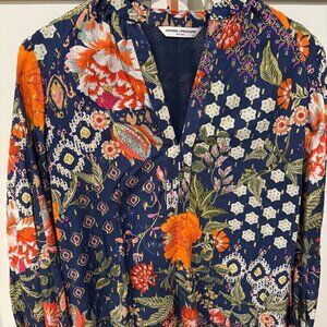 Amanda Uprichard Floral Blouse